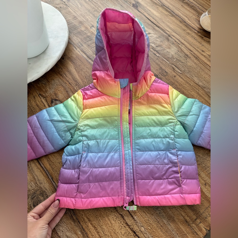 Jumping Beans Vibrant Pink Puffer Jacket